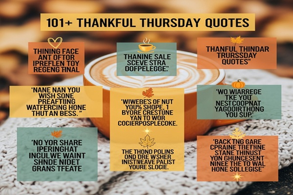 210+ Thankful Thursday Quotes