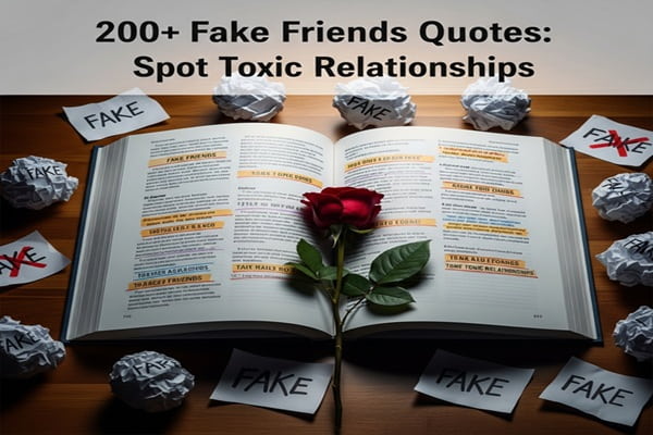 200+ Fake Friends Quotes: Spot Toxic Relationships