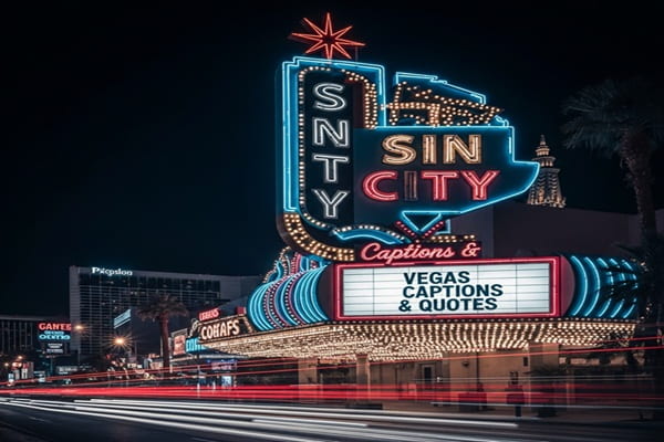 450+ Vegas Captions & Quotes for Sin City