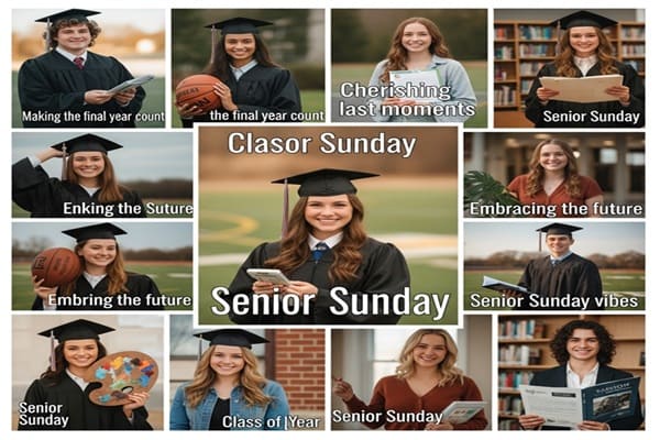 Senior Sunday Captions: A Collection for Your Final Year