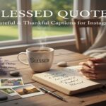 450+ Blessed Quotes: Grateful & Thankful Captions for Instagram